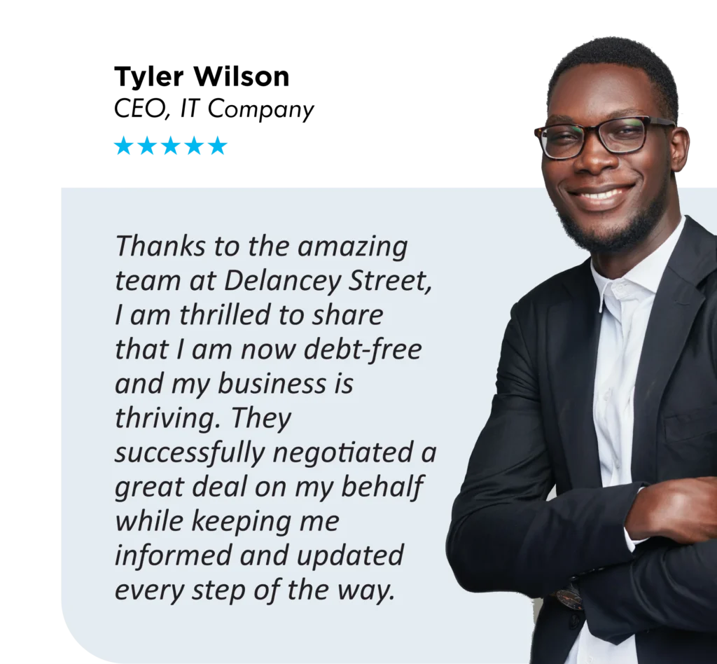 Tyler Wilson MCA debt settlement testimonial