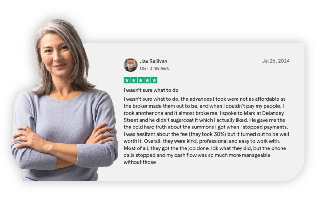 Samantha Cooper business debt relief testimonial mobile