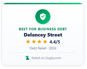 Delancey Street Best for Business Debt rated 4.4 out of 5 on Zogby